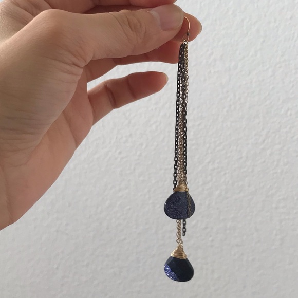 Long chain earrings - Picture 11 of 11